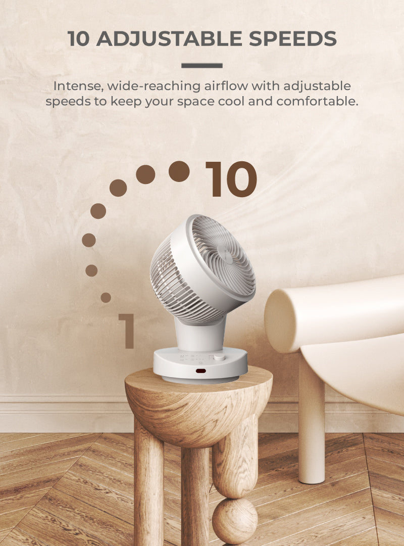 Mistral 6" DC High Velocity Desk Fan with Remote MHV620DR