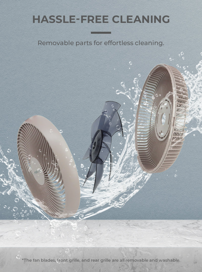 Mistral 10" DC High Velocity Desk Fan with Remote MHV1087DR