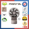 Mistral 10" DC High Velocity Desk Fan with Remote MHV1087DR