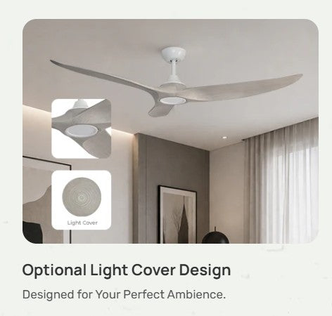 Mistral Gust 48"/ 60" DC Motor Ceiling Fan with Remote Control
