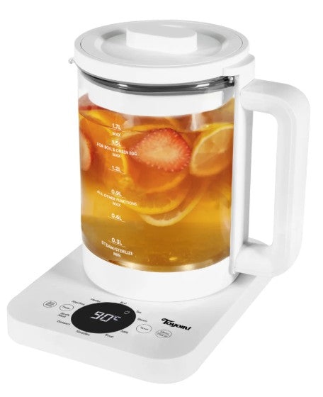 Toyomi 1.7L Clear Brew Borosilicate Glass Kettle [WK 1717]