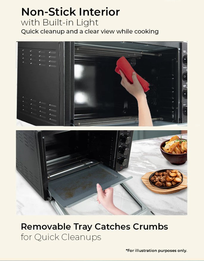 Mayer 35L Electric Oven with Dual Heating Element MMO3501